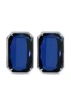 Retroféte Kelsey Gemstone Earrings In Silver
