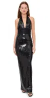 Retroféte Kelsie Sequin Dress Black In Black