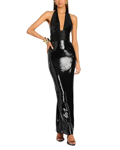 Retroféte Kelsie Sequin Dress In Black