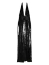 Retroféte Kelsie Sequin Halterneck Maxi Dress In Black