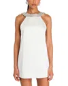 Retroféte Kenai Embellished Shift Mini Dress In White