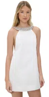 Retroféte Kenai Embellished Shift Mini Dress In White