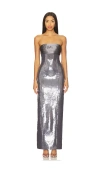 Retroféte Kenia Sequin Dress In Purple