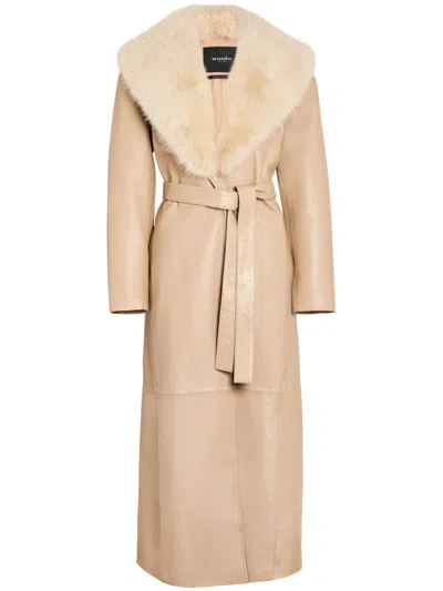 Retroféte Kieran Trench Coat In Latte