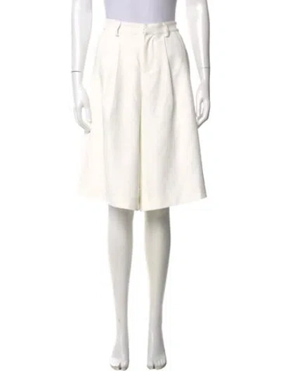 Pre-owned Retroféte Knee-length Shorts In White