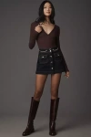 Retroféte Kornelia Denim Mini Skirt In Blue