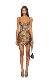 Retroféte Kyona Dress In Brown