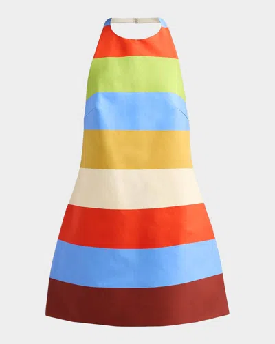 Retroféte Lanny Stripe Shift Mini Dress In Multi