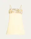 Retroféte Lark Embroidered Dress In Yuzu In Yuzu