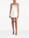 Retroféte Lark Sequin-embellished Dress In White