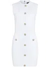 Retroféte Laurel Bandage Knit Sleeveless Mini Dress In White