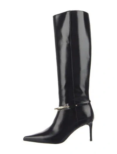 Pre-owned Retroféte Leather Boots In Black