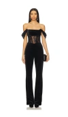 Retroféte Leni Jumpsuit In 블랙