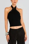 RETROFÉTE LETTIE TOP IN BLACK
