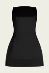 Retroféte Livie Mini Dress In Black