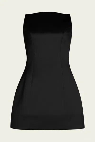 Retroféte Livie Mini Dress In Black