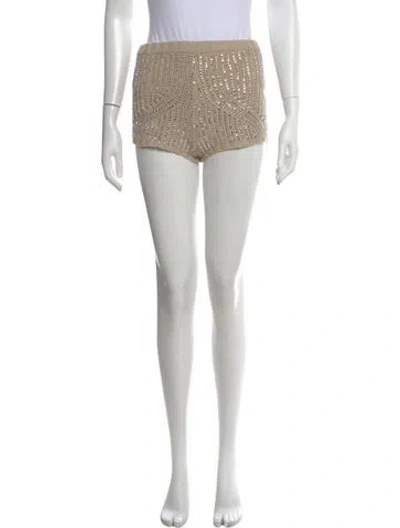 Pre-owned Retroféte Lola Mini Shorts W/ Tags In Neutral
