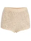 Retroféte Camden Embellished Turtleneck Sweater In Neutrals