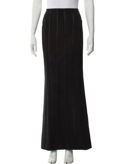 Pre-owned Retroféte Long Skirt In Gray