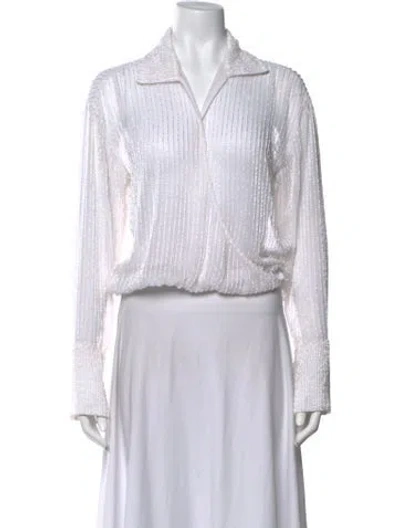 Pre-owned Retroféte Long Sleeve Top In Neutral