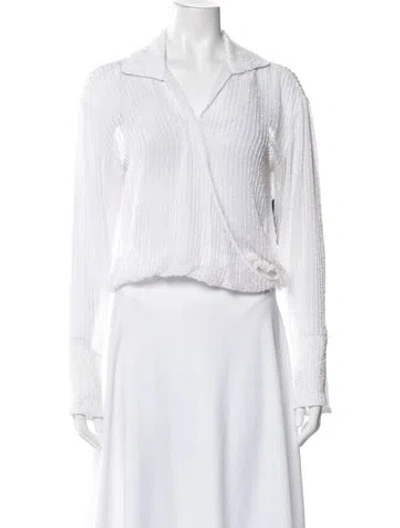 Pre-owned Retroféte Long Sleeve Top W/ Tags In Neutrals