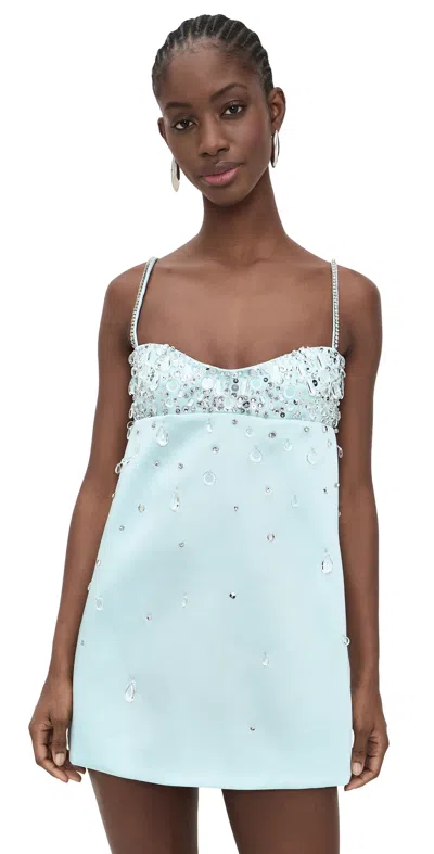 Retroféte Lorelai Embellished Dress Seychelles In Blue