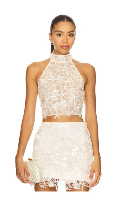 Retroféte Louelle Sequin Top