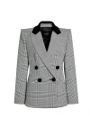 Retroféte Lucina Blazer In Black/white