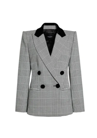 Retroféte Lucina Blazer In Black/white