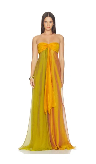 Retroféte Lunaria  ドレス In Yellow