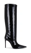 Retroféte Lyra Leather Boot In Black