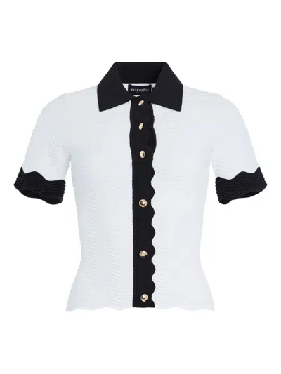 RETROFÉTE LYRIC WAVE-SCALLOP TOP