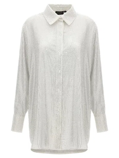 Retroféte Retrofête 'maddox' Shirt Dress In White