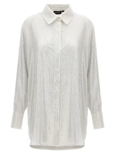 Retroféte Retrofête 'maddox' Shirt Dress In White