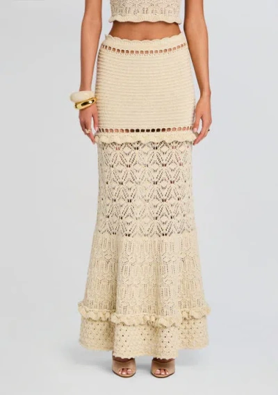 Retroféte Retrofête Magdalena Crochet Skirt