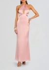 Retroféte Magnolia Dress In Metallic Primrose