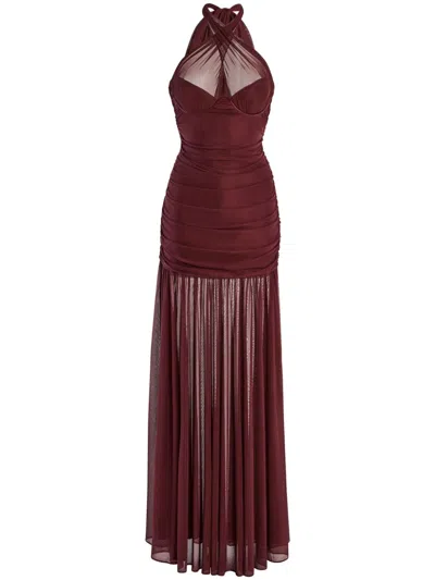 Retroféte Maisie Dress In Brown