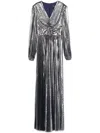Retroféte Malia Maxi Dress In Silver