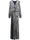 Retroféte Malia Maxi Dress In Silver