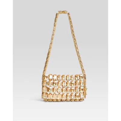 Retroféte Retrofête Malka Rhinestone Bag In Gold