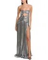 Retroféte Retrofête Mallory Maxi Dress In Gray
