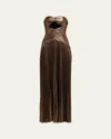 Retroféte Mallory Dress In Bronze