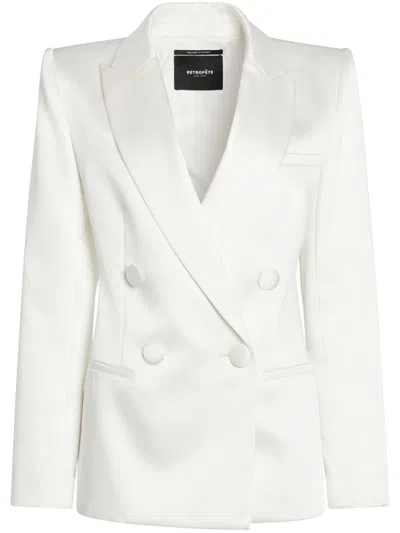 Retroféte Marceline Blazer In White