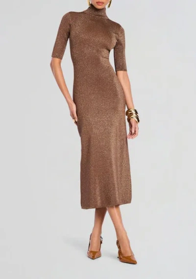 RETROFÉTE RETROFÊTE MARIBEL METALLIC KNIT DRESS