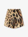 Retroféte Marie Shorts With Animal Print In Animal Print