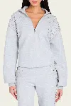 Retroféte Marissa Sweatshirt In Heathered Grey
