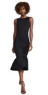 Retroféte Marta Knit Dress Metallic Black In Metallic Black
