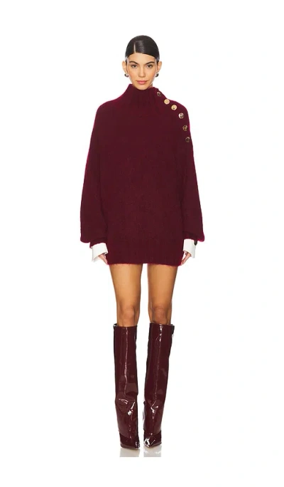 Retroféte Marve Sweater In Red