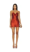 Retroféte Marvel Dress In Brown