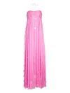 Retroféte Mathilde In Rose-pink Viscose